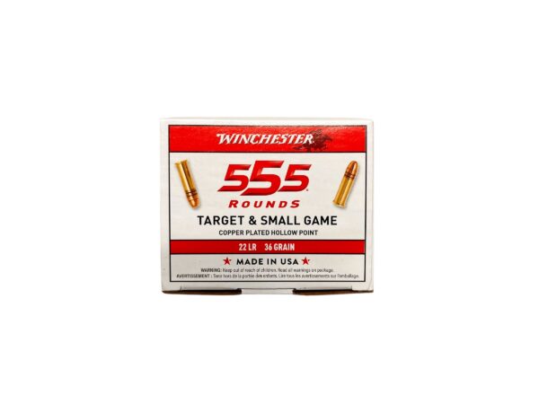 Amunicja Winchester 555 Rounds .22 LR CPHP - obrazek 2