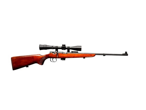 Karabinek TOZ 17-01 w kalibrze .22 LR, sprzedawany bez magazynka.